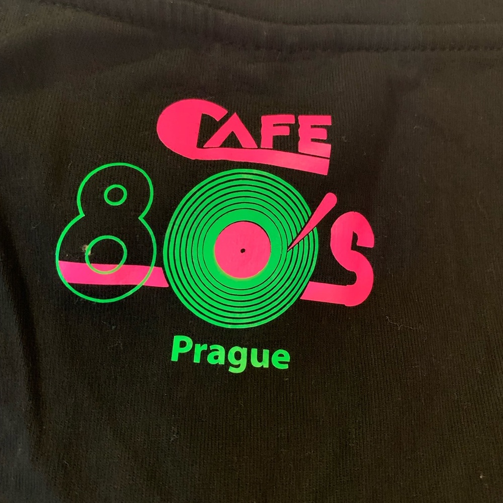 Retro Black “I ❤️the 80’s” t-shirt from Cafe 80’s in Prague, Czech Republic - Picture 4 of 5